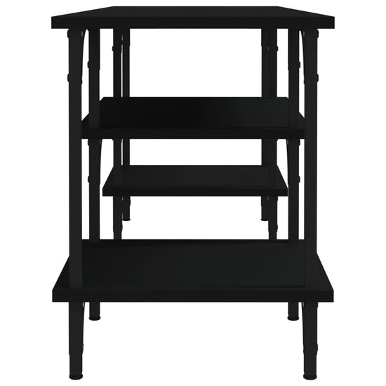 Tv-meubel 102x35x45,5 cm bewerkt hout zwart MeubelReus