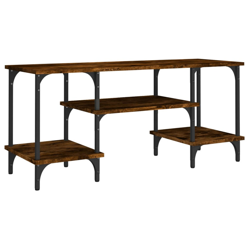 Tv-meubel 102x35x45,5 cm bewerkt hout gerookt eikenkleurig MeubelReus