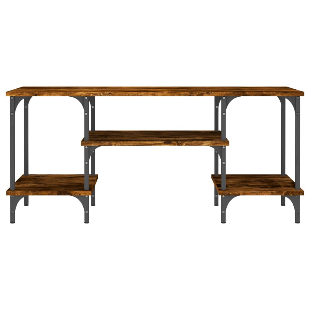 Tv-meubel 102x35x45,5 cm bewerkt hout gerookt eikenkleurig MeubelReus