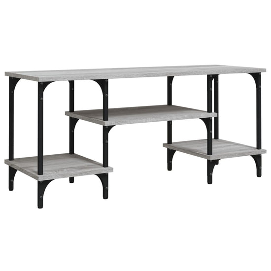 Tv-meubel 102x35x45,5 cm bewerkt hout grijs sonoma eikenkleurig MeubelReus