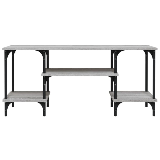 Tv-meubel 102x35x45,5 cm bewerkt hout grijs sonoma eikenkleurig MeubelReus