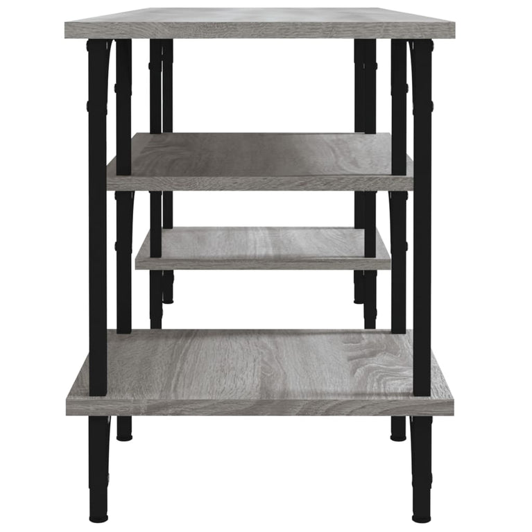 Tv-meubel 102x35x45,5 cm bewerkt hout grijs sonoma eikenkleurig MeubelReus