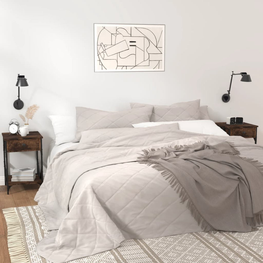 Nachtkastjes 2 st 40x42x60 cm bewerkt hout gerookt eikenkleurig MeubelReus