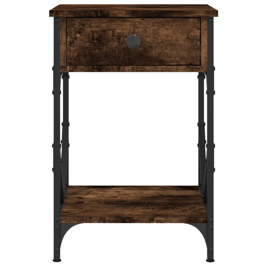 Nachtkastjes 2 st 40x42x60 cm bewerkt hout gerookt eikenkleurig MeubelReus