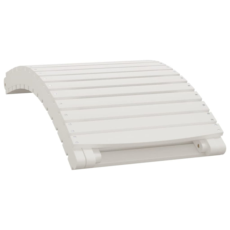 Ligbed 184x55x64 cm massief acaciahout wit MeubelReus