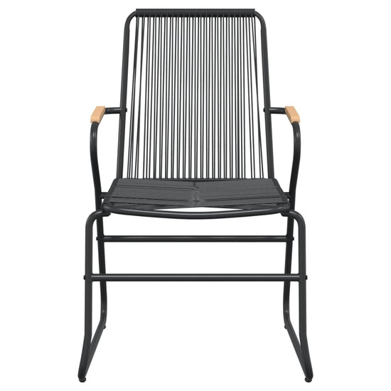 7-delige Tuinset PVC-rattan zwart MeubelReus