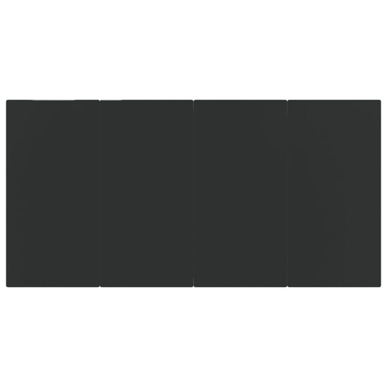 7-delige Tuinset met kussens zwart MeubelReus