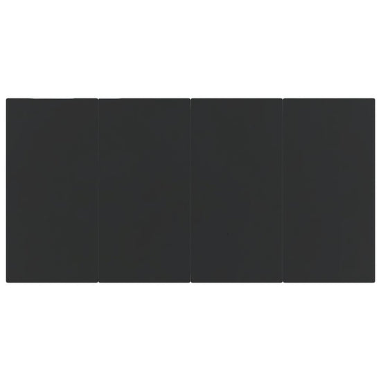 5-delige Tuinset met kussens grijs en zwart MeubelReus