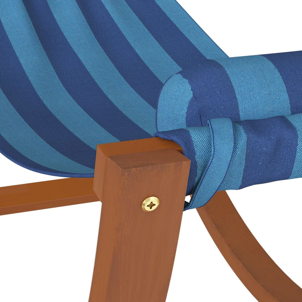 Hangmatschommel voor kinderen stof blauw gestreept MeubelReus