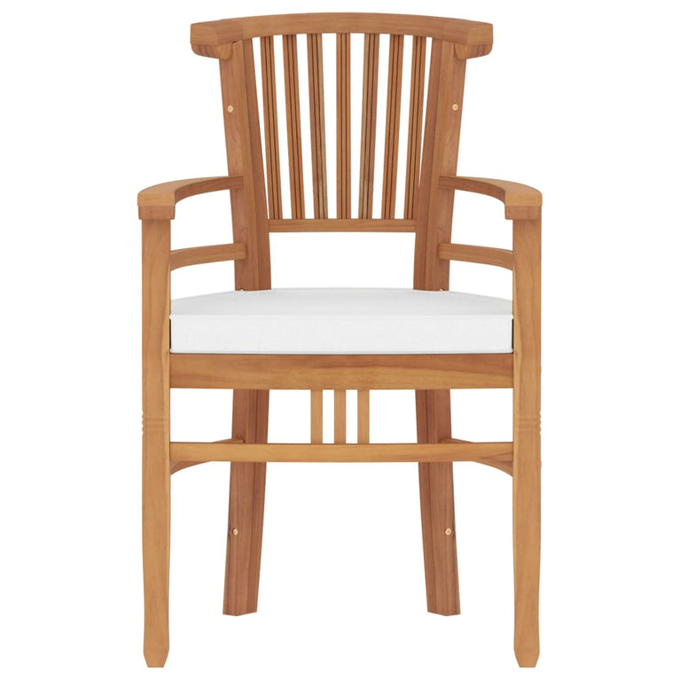 7-delige Tuinset massief teakhout