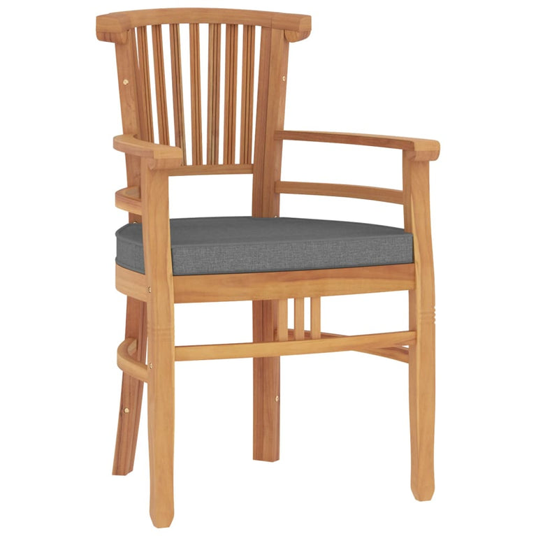 7-delige Tuinset massief teakhout