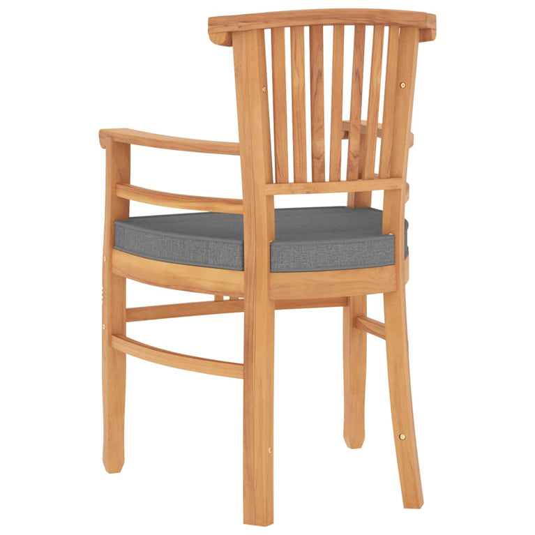 7-delige Tuinset massief teakhout