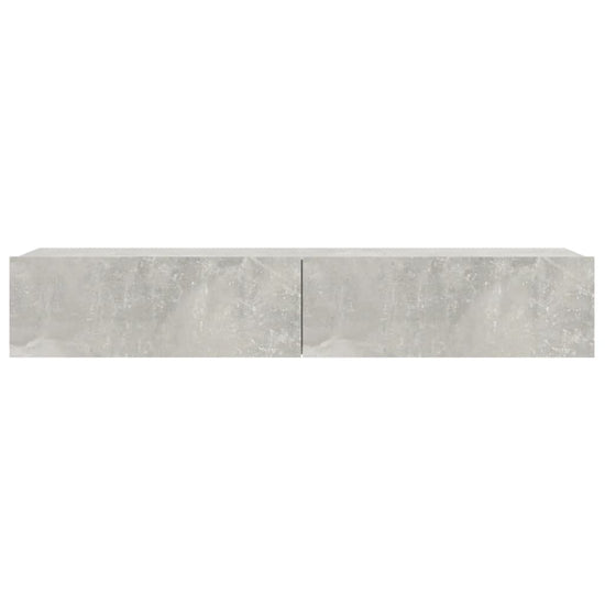 Tv-meubel met LED-verlichting 90x35x15,5 cm betongrijs MeubelReus