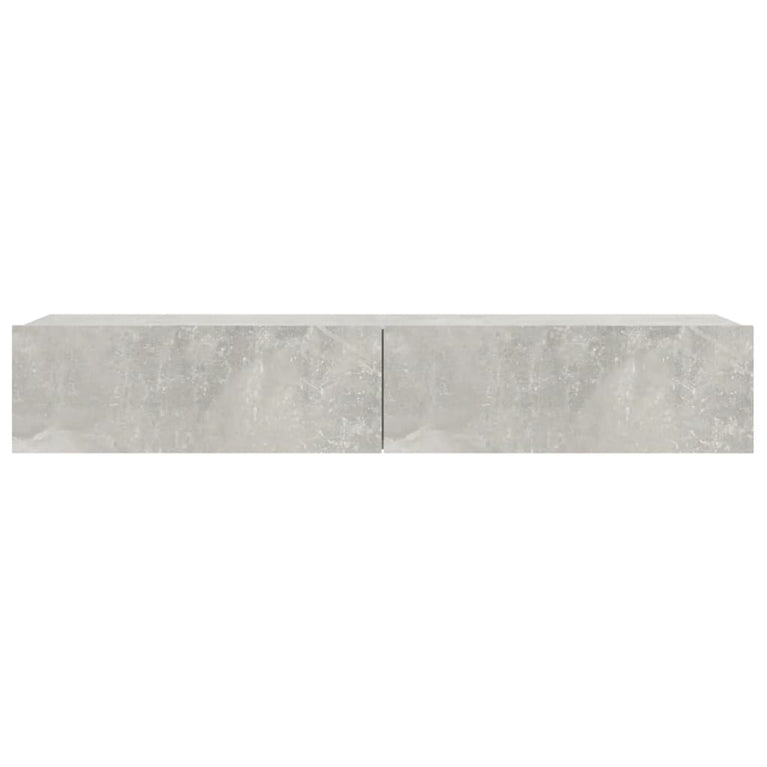 Tv-meubel met LED-verlichting 90x35x15,5 cm betongrijs MeubelReus