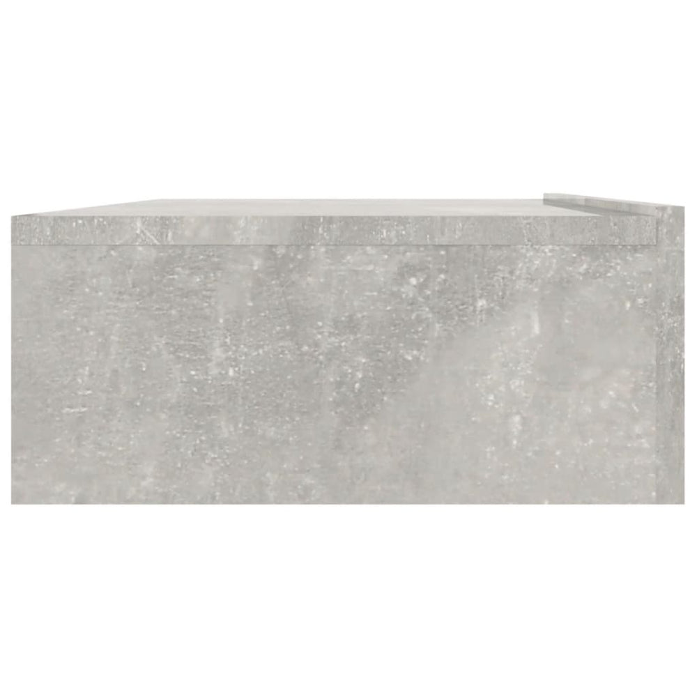 Tv-meubel met LED-verlichting 90x35x15,5 cm betongrijs MeubelReus