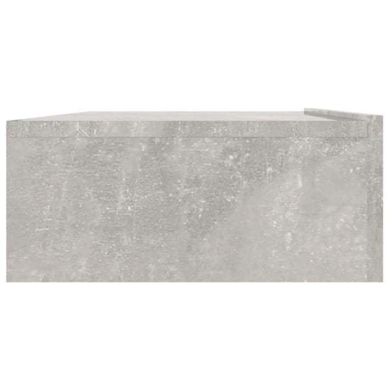 Tv-meubel met LED-verlichting 90x35x15,5 cm betongrijs MeubelReus