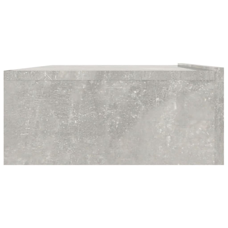 Tv-meubel met LED-verlichting 90x35x15,5 cm betongrijs MeubelReus