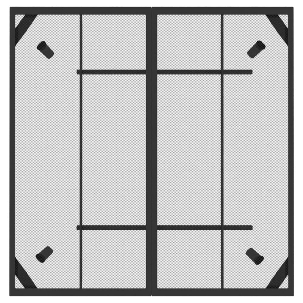 Tuintafel 100x100x72 cm staalgaas antracietkleurig MeubelReus