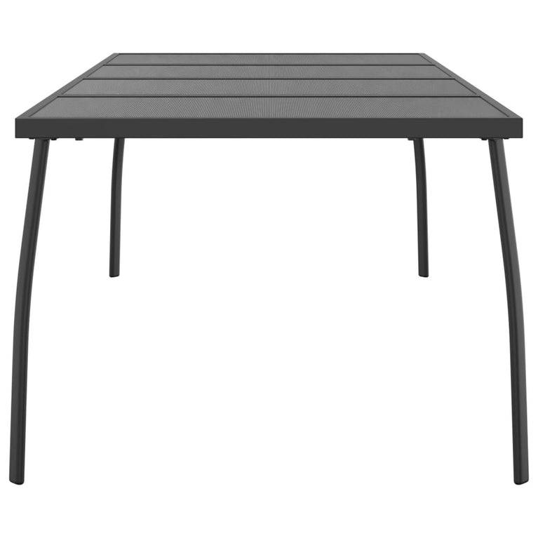 Tuintafel 200x100x72 cm staalgaas antracietkleurig MeubelReus