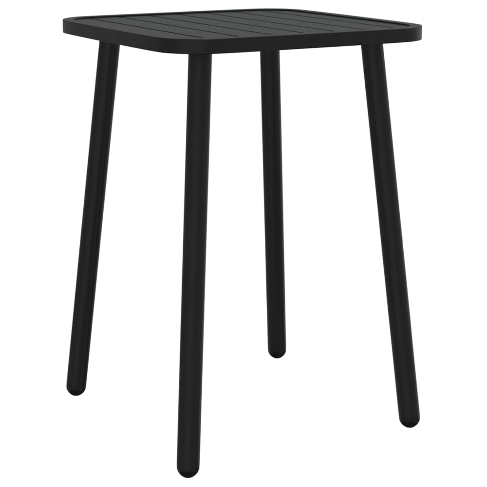 Tuintafel 50x50x71 cm staal antracietkleurig MeubelReus