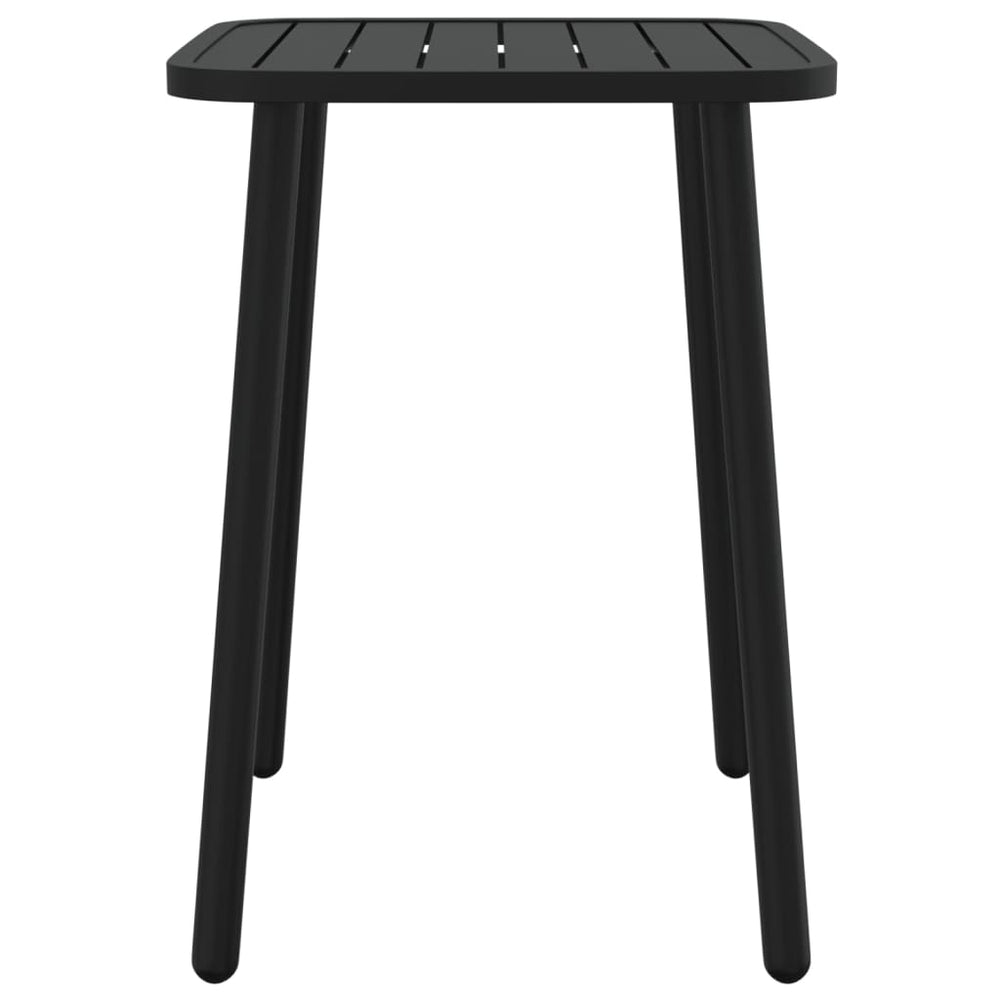 Tuintafel 50x50x71 cm staal antracietkleurig MeubelReus