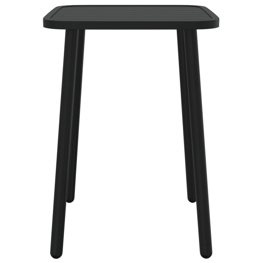 Tuintafel 50x50x71 cm staal antracietkleurig MeubelReus