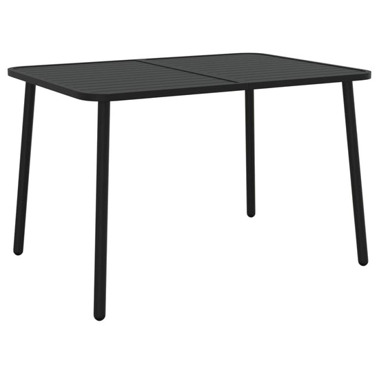 Tuintafel 110x80x71 cm staal antracietkleurig MeubelReus