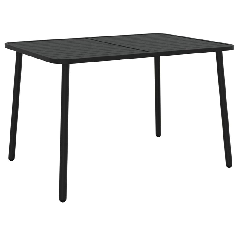 Tuintafel 110x80x71 cm staal antracietkleurig MeubelReus