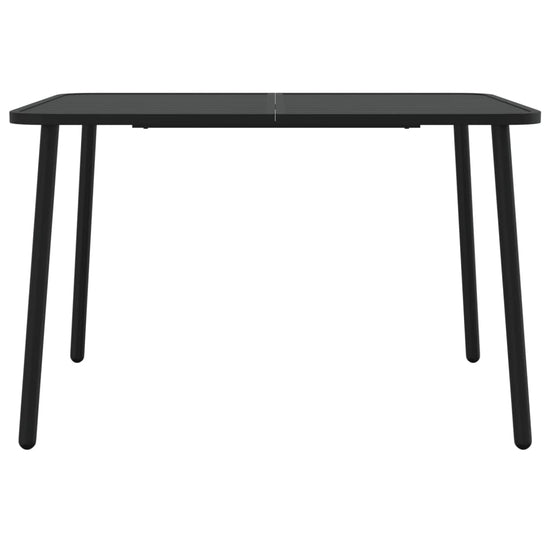 Tuintafel 110x80x71 cm staal antracietkleurig MeubelReus