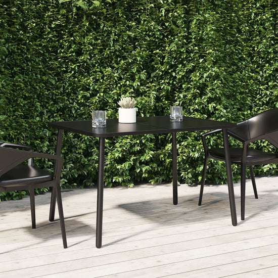 Tuintafel 110x80x71 cm staal antracietkleurig MeubelReus