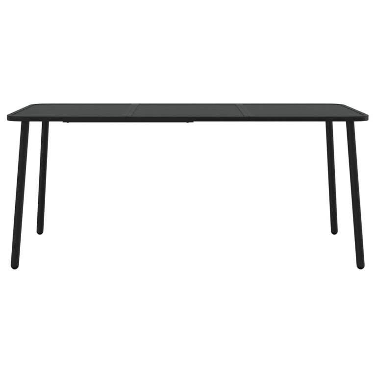 Tuintafel 165x80x71 cm staal antracietkleurig MeubelReus