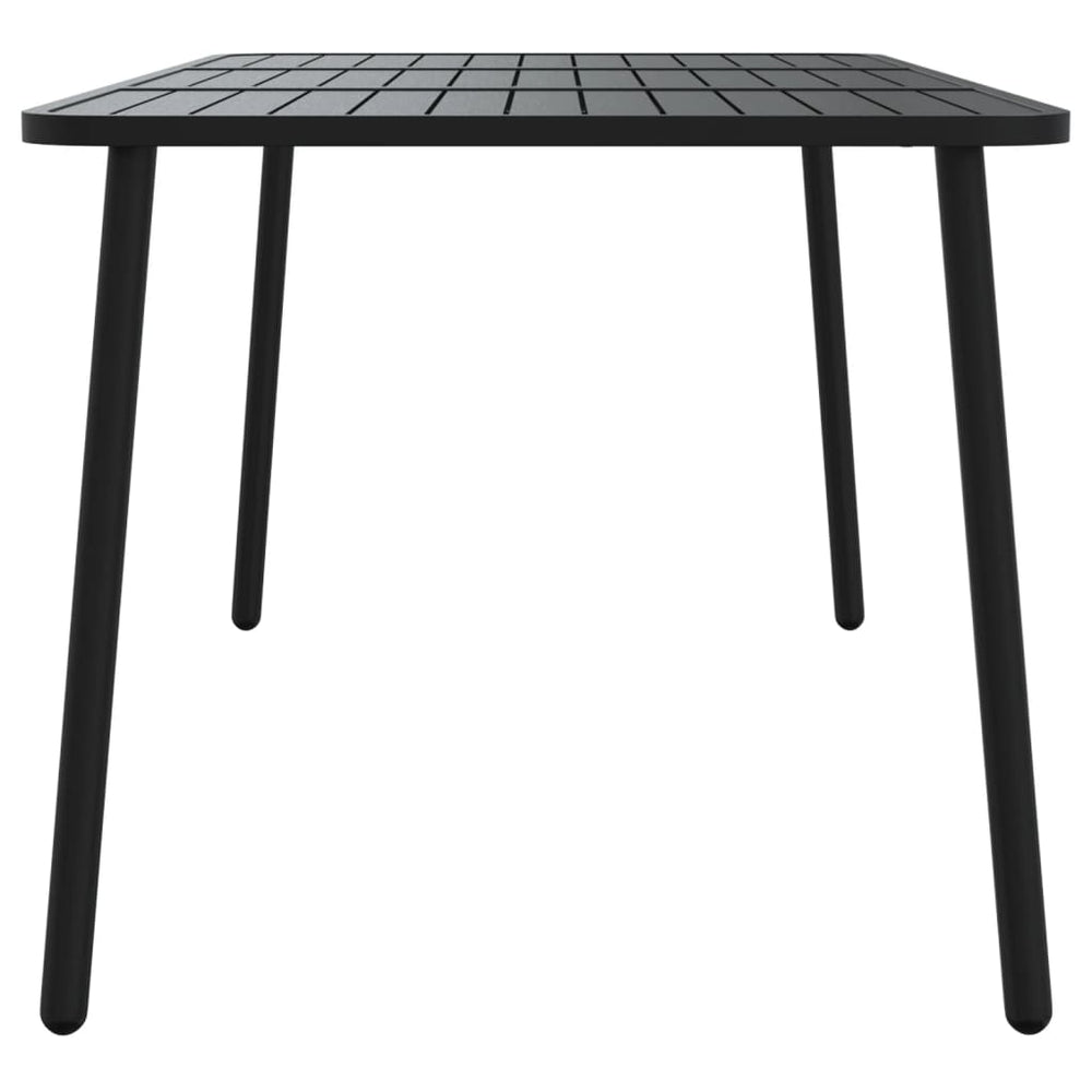 Tuintafel 165x80x71 cm staal antracietkleurig MeubelReus