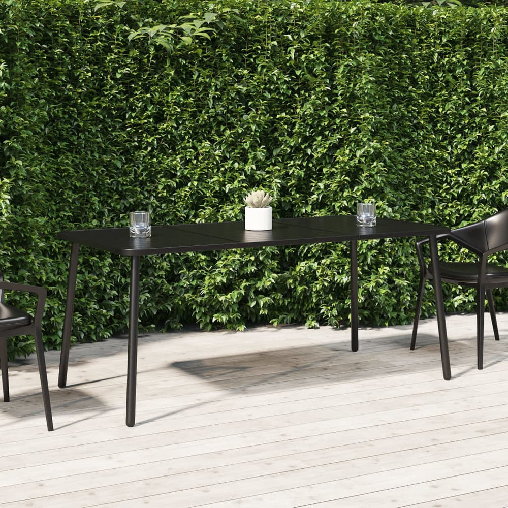 Tuintafel 165x80x71 cm staal antracietkleurig MeubelReus