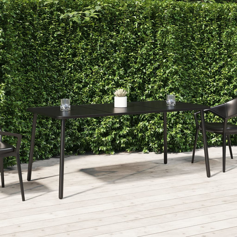 Tuintafel 165x80x71 cm staal antracietkleurig MeubelReus