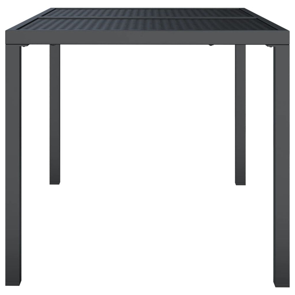 Tuintafel 110x80x72 cm staal antracietkleurig MeubelReus