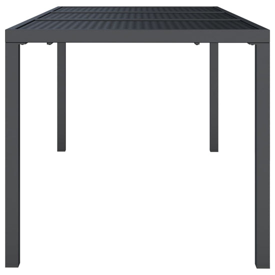 Tuintafel 165x80x72 cm staal antracietkleurig MeubelReus