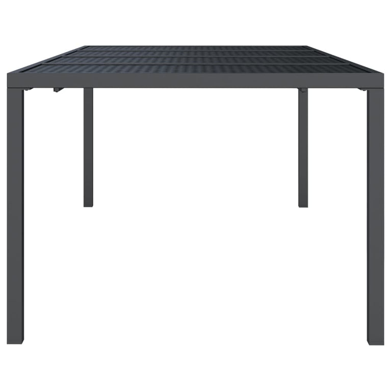 Tuintafel 200x100x72 cm staal antracietkleurig MeubelReus