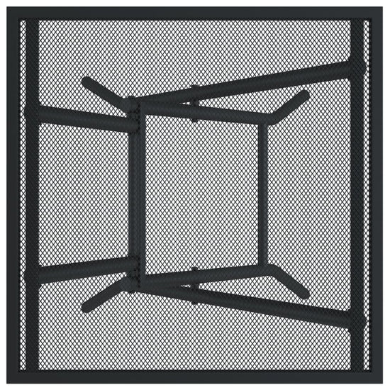 Tuintafel inklapbaar 50x50x72 cm staalgaas antracietkleurig MeubelReus