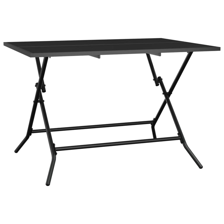 Tuintafel inklapbaar 110x80x72 cm staalgaas antracietkleurig MeubelReus