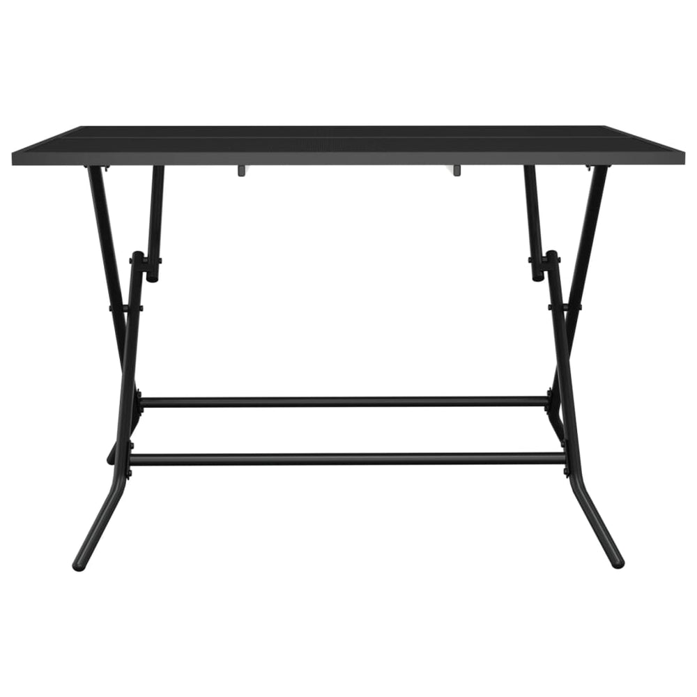 Tuintafel inklapbaar 110x80x72 cm staalgaas antracietkleurig MeubelReus