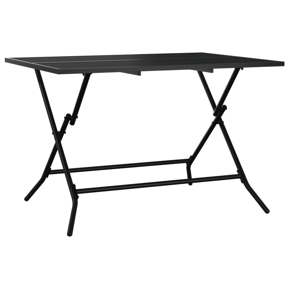 Tuintafel inklapbaar 110x80x72 cm staalgaas antracietkleurig MeubelReus