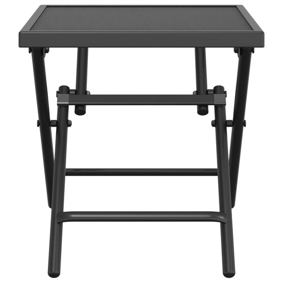 Tuintafel 38x38x38 cm staalgaas antracietkleurig MeubelReus