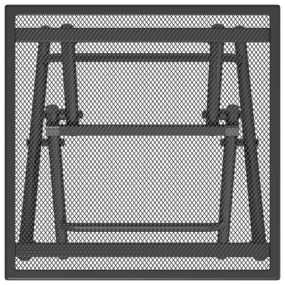 Tuintafel 38x38x38 cm staalgaas antracietkleurig MeubelReus