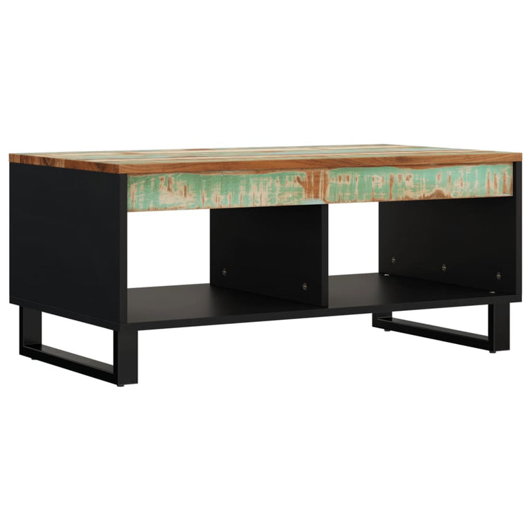 Salontafel 90x50x40 cm massief gerecycled hout MeubelReus