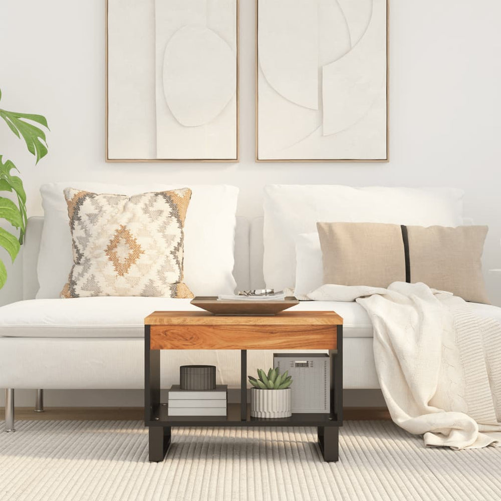 Salontafel 55x50x40 cm massief acaciahout MeubelReus