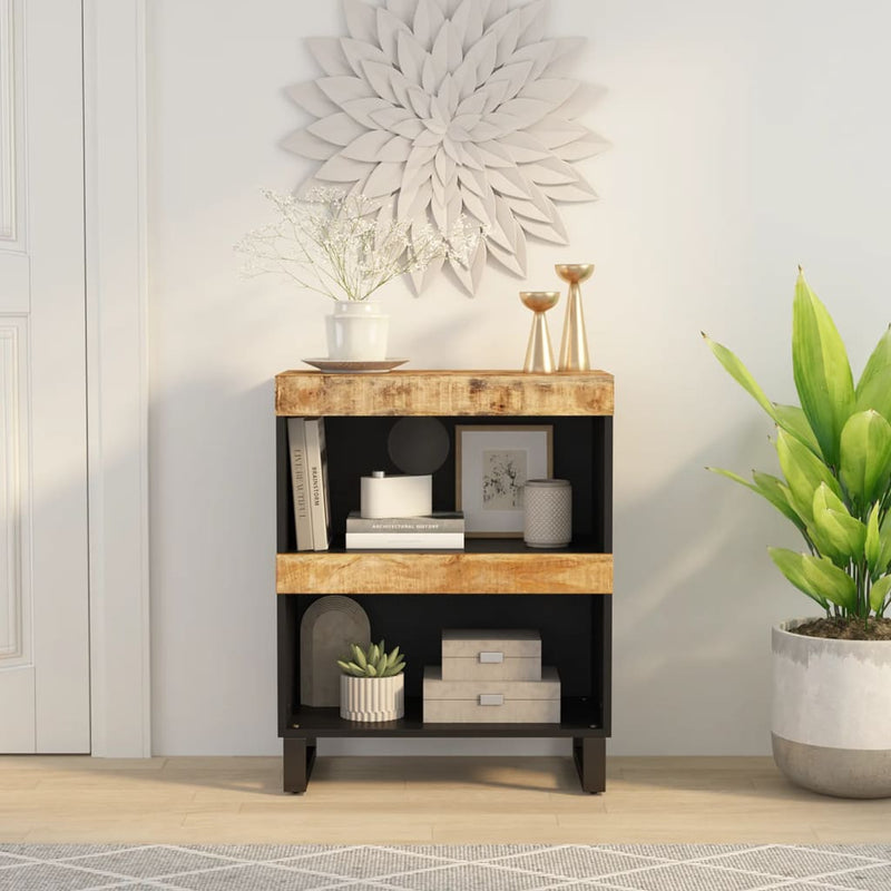Bijzetkast 60x33x75 cm massief mangohout MeubelReus