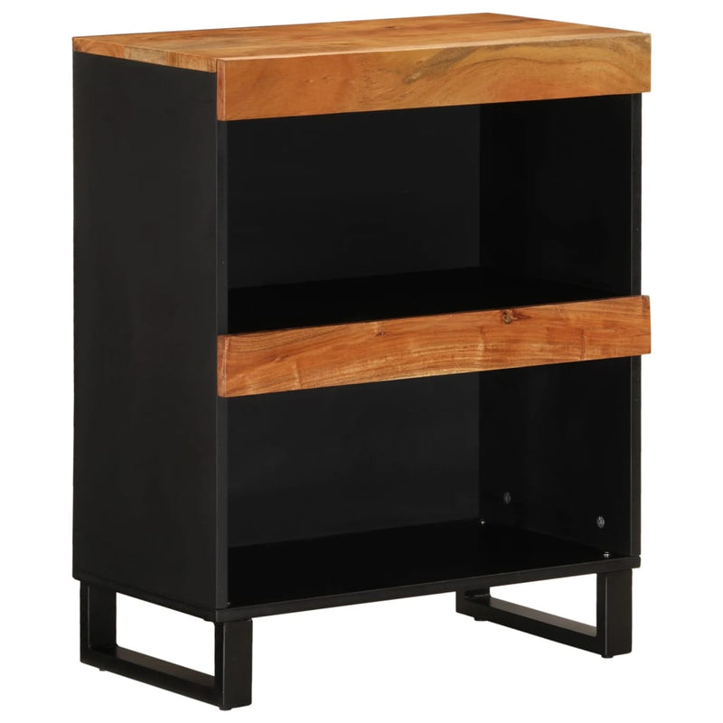 Bijzetkast 60x33x75 cm massief acaciahout MeubelReus
