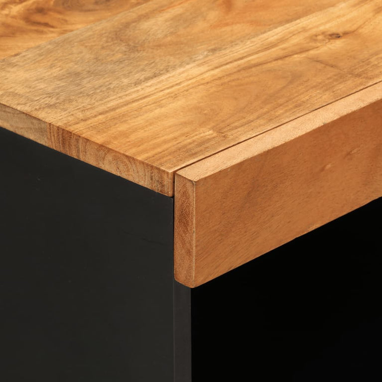 Bijzetkast 60x33x75 cm massief acaciahout MeubelReus