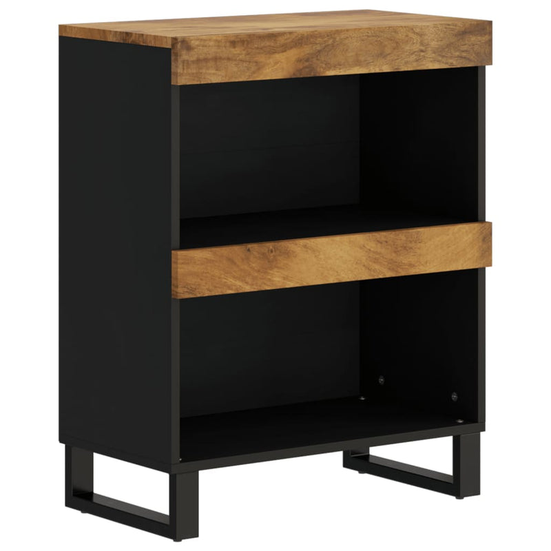 Bijzetkast 60x33x75 cm massief mangohout MeubelReus