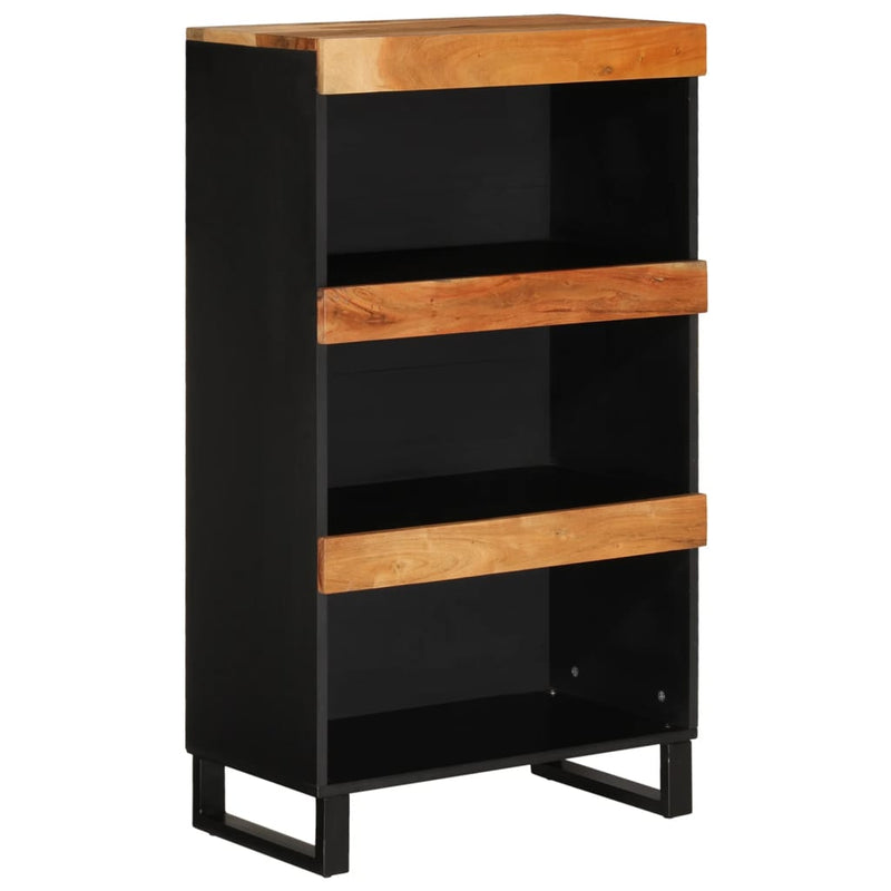 Bijzetkast 60x33x107 cm massief acaciahout MeubelReus